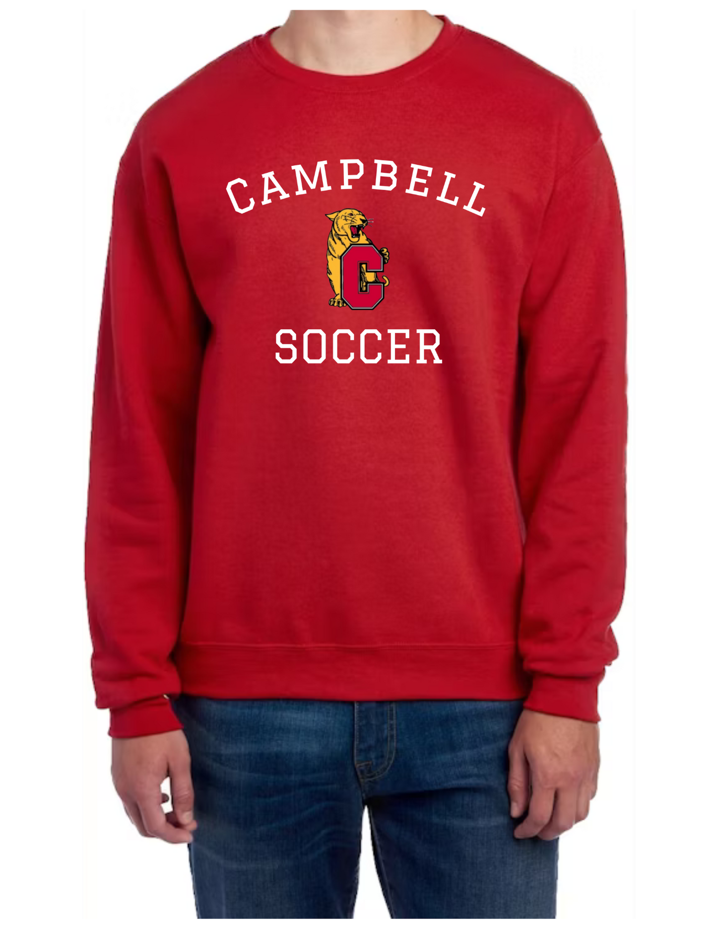 Campbell Cougars Soccer Crewneck Sweater