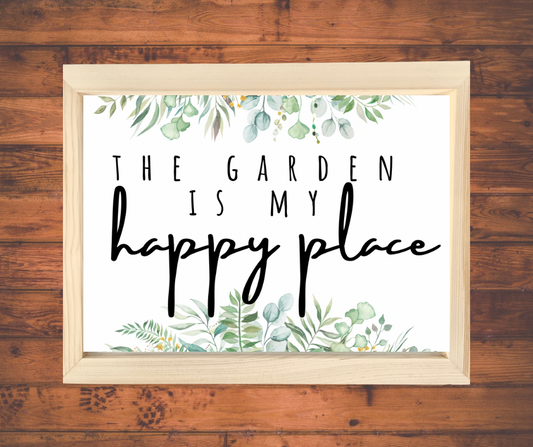 Happy Garden Sign